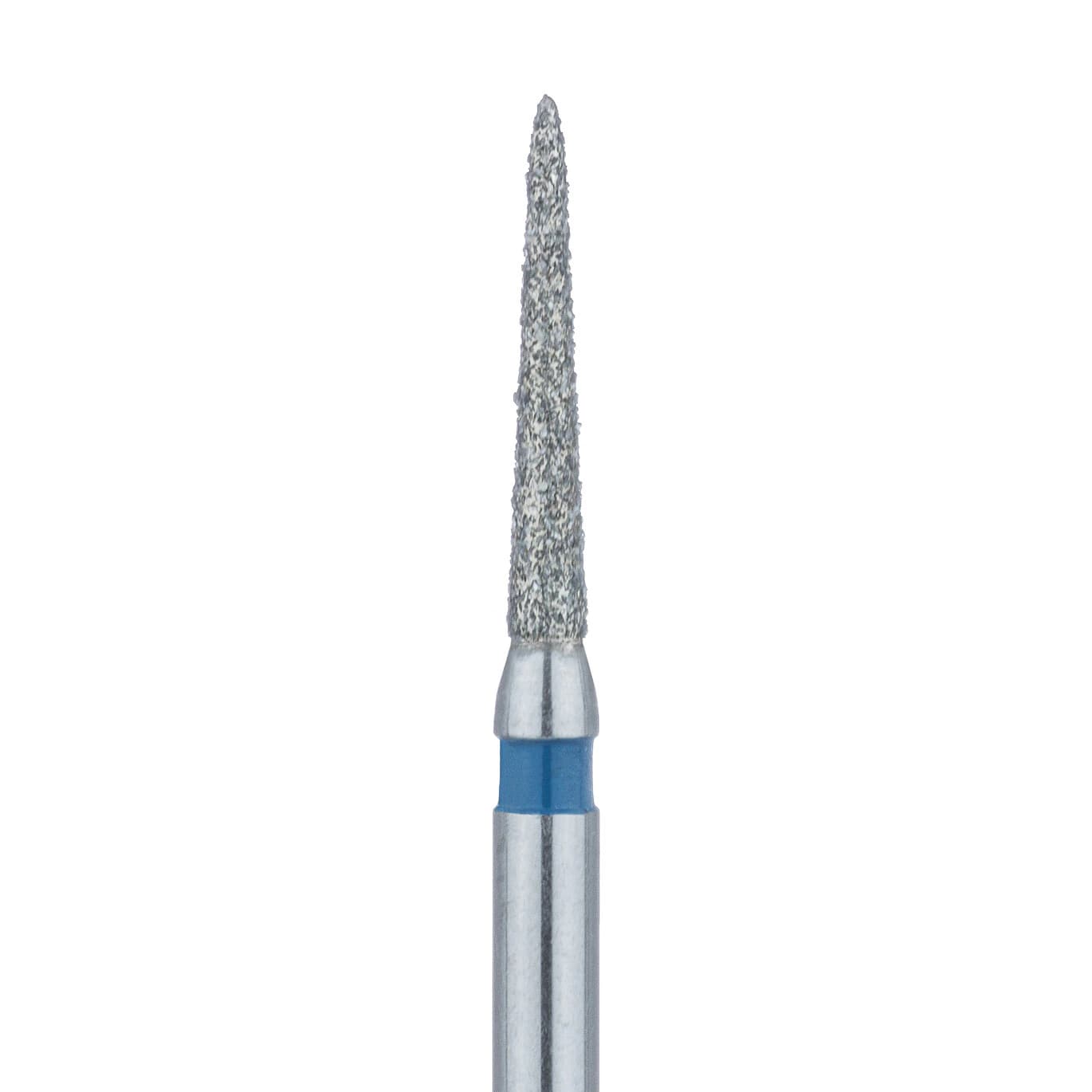 Meisinger Multi-Use Diamond Bur, FG, Modified Chamfer Torpedo, #872, 1.2 mm, Medium Grit, Blue, 5/Pk, 872-012-FG - Meisinger Multi-Use Diamond Burs, FG, Modified Chamfer Torpedo, # 872, 1.2 mm, Medium, Blue, 5/Pk, 872-012-FG - Image 1