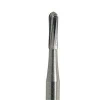 Meisinger Tungsten Carbide Bur, FG 1156, Round End Cylinder, 0.9 mm Head Diameter, 3.8 mm Working Length, 100/Pack, C1156FG - Tungsten Carbide Burs – HM 21R Straight Dome FG, 100/Pkg - Size #1156, 3.8 mm Diameter - Image 1