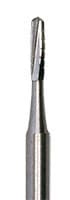 Meisinger Tungsten Carbide Bur #1556, HM 31R, Straight Dome Cross Cut, Friction Grip, 0.9 mm Diameter, 100/Pkg - Tungsten Carbide Burs – HM 31R, Straight Dome Cross Cut, FG, 100/Pkg - Size 1556, 0.9 mm Diameter - Image 1