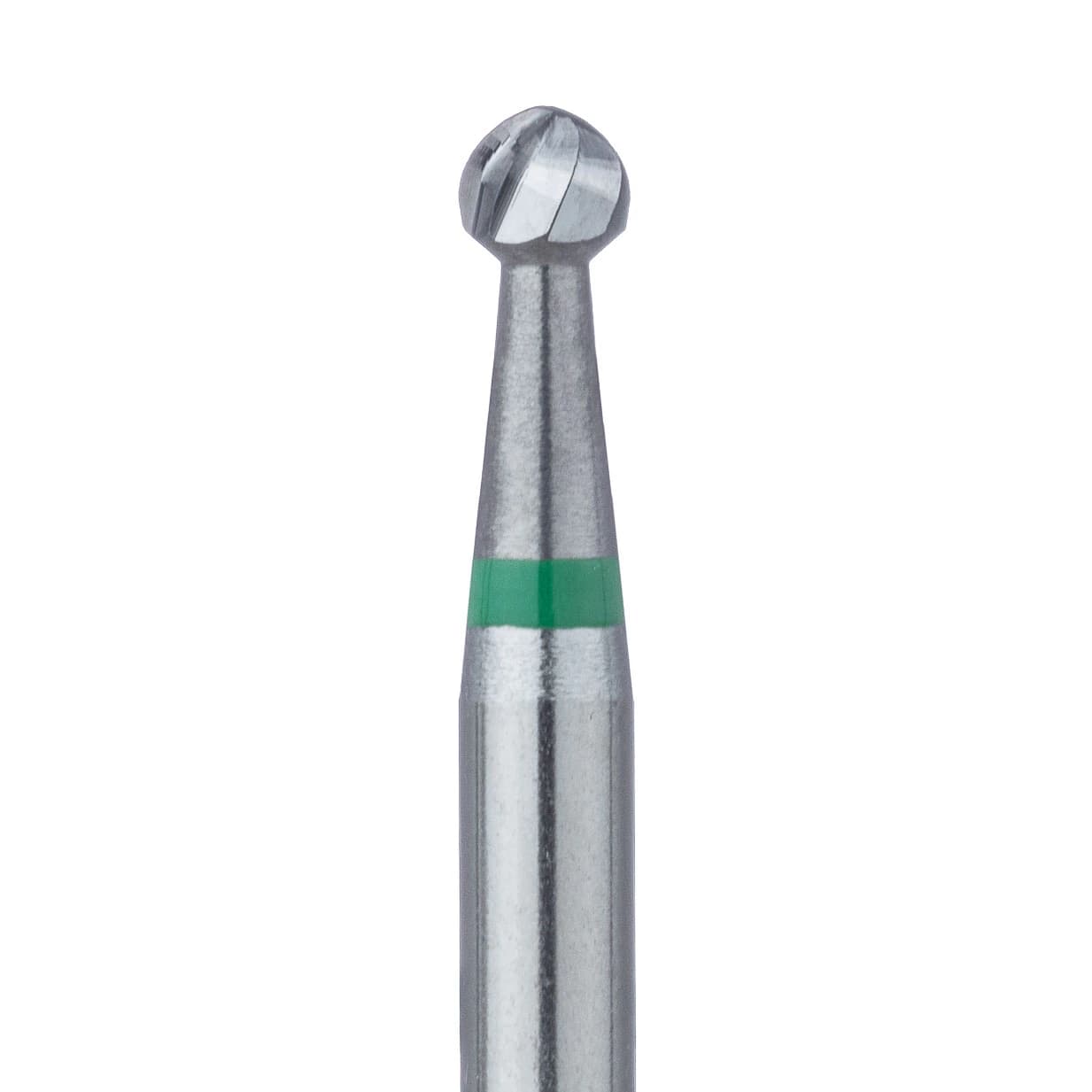 Meisinger HM 1S Tungsten Carbide Bur, Round RA, Size #8S, 2.3 mm Diameter, 5/Pkg - Tungsten Carbide Burs – HM 1S Round RA, 5/Pkg - Size #8S, 2.3 mm Diameter - Image 1
