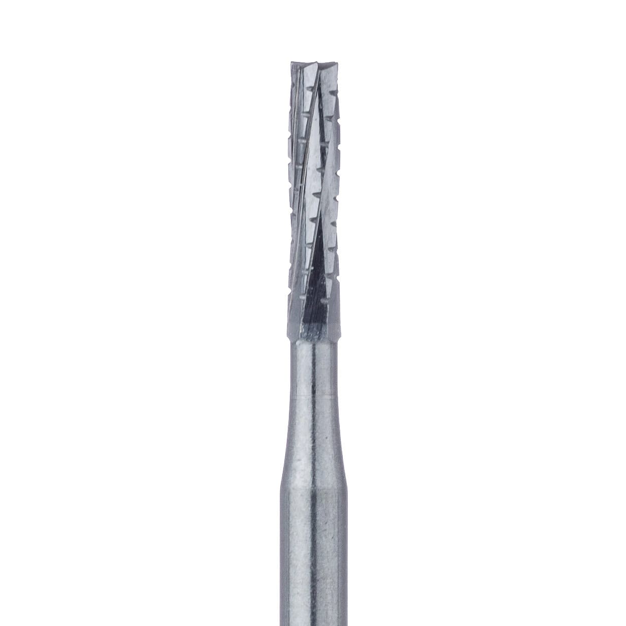 Meisinger FG Surgical Carbide Bur #558L, Long X-Cut Fissure, Friction Grip Extra Long (FGXL), 1.2 mm Head, 5/Pack, HM31L-012-SU - Meisinger FG Surgical Carbide Burs - #558L - Image 1