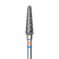 Meisinger Lab Carbide Cutters, Tapered Round End, Cross Cut Fine, HP Handpiece, 4.0mm Diameter, HM79FF-040 - Lab Bur Carbide Cutters – FF, Cross Cut, Fine, HP - Size 79FF, 4.0 mm Diameter - Image 1