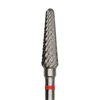Meisinger Tungsten Carbide Lab Bur, Tapered Round End, Fine Grit, 4.0 mm Diameter, HP Handpiece, HM79FT-040 - Tungsten Carbide Cutters – 4.0 mm-6.0 mm Diameter - HM 79FT-040, HP, 4.0 mm Diameter, 14.2 mm Head Length, 44.0 mm Shank Length, Fine Grit - Image 1