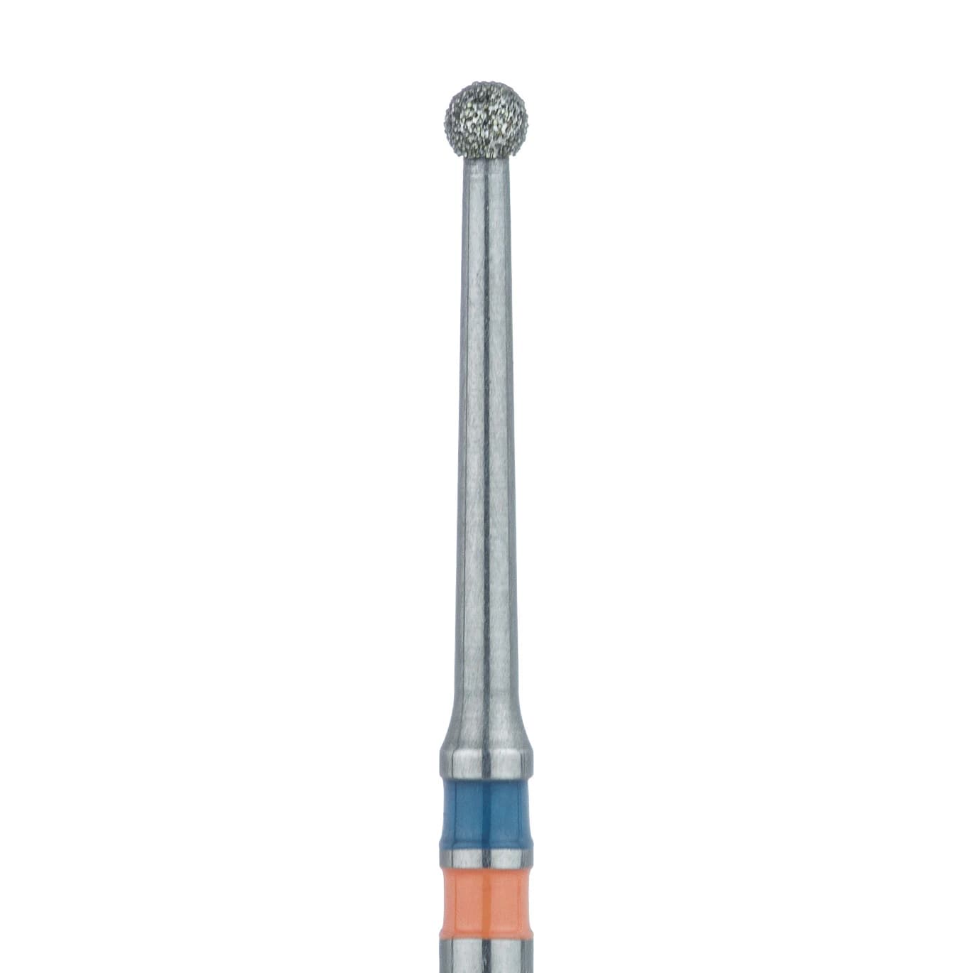 Meisinger Zirconia Diamond Bur, FG, Long Neck Round, #801-014M, 1.4 mm, Medium Grit, Blue, 5/Pk, Z801L-014-FG - Zirconia Diamond Bur, FG, Long Neck Round, # 801-014M, 1.4 mm, Medium, Blue, 5/Pk, Z801L-014-FG - Image 1