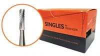 Meisinger Singles Sterile Carbide Bur, Operative Friction Grip 1/2, 25/Package - Singles Sterile Carbides - Image 1