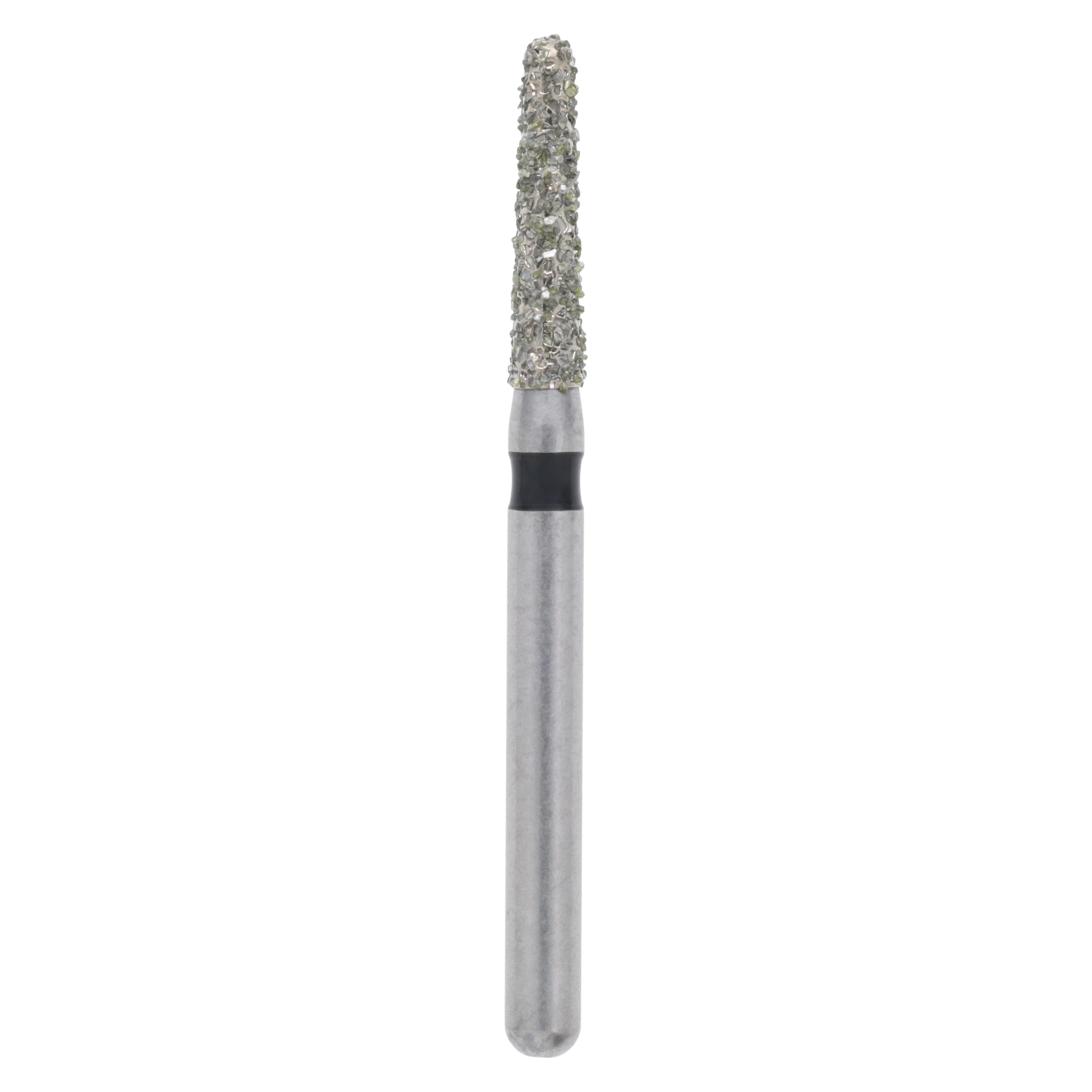 Meisinger Single-Use Sterile Diamond Burs, FG, Tapered Round End, #1116.7C, 1.6 mm, Coarse, Green, 25/Pk - Meisinger Single-Use Sterile Diamond Burs, FG, Tapered Round End, # 1116.7C, 1.6 mm, Coarse, Green, 25/Pk - Image 1