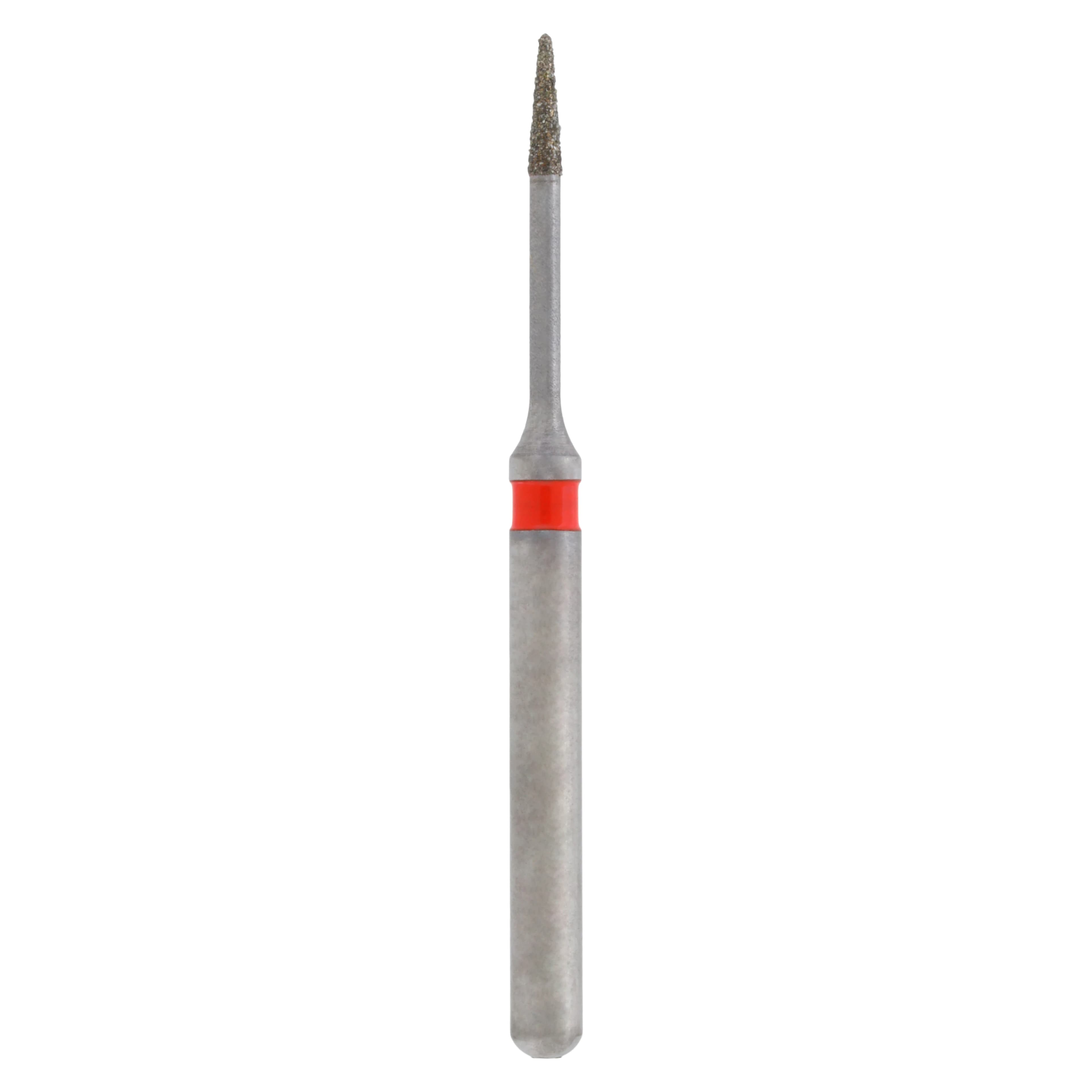 Meisinger Single-Use Sterile Diamond Bur, FG, Needle, #1310.3F, 0.8 mm, Fine, Red, 25/Pk - Meisinger Single-Use Sterile Diamond Burs, FG, Needle, # 1310.3F, 0.8 mm, Fine, Red, 25/Pk - Image 1