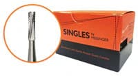 Meisinger FG Sterile-Packed Carbide Bur #1556, Cylinder Round End, 0.9 mm Head, 25/Pack, HM31R-009-FG - Meisinger FG Sterile-Packed Carbide Burs - #1556 - Image 1