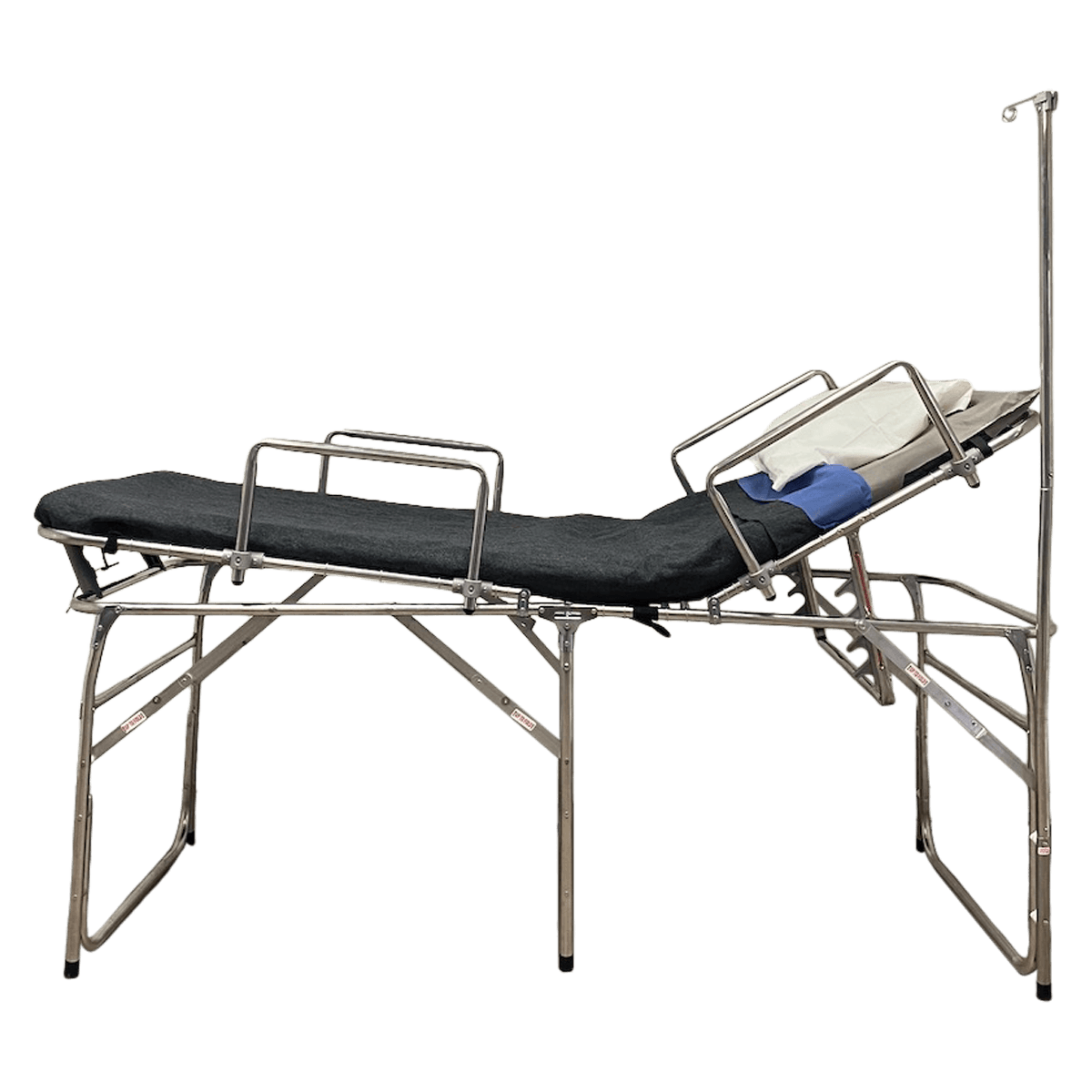 Integrity Medical Solutions WestCot Patient Cot with IV Pole and Safety Rail - Patient Cot w/IV Pole - Image 1