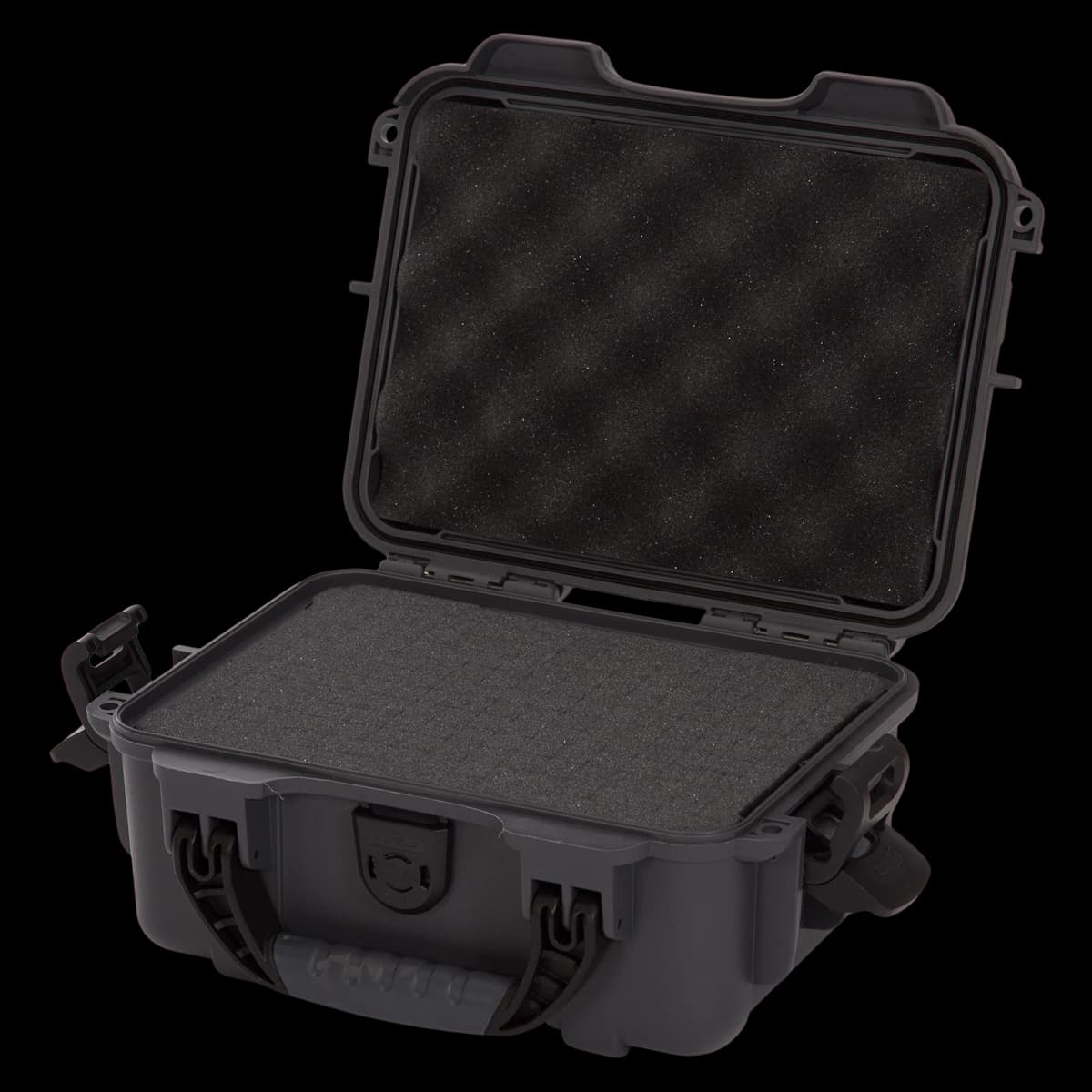Nanuk 904 Waterproof Case with Foam, Graphite, 10.2 x 7.9 x 4.5 in - Nanuk 904 w/Foam Graphite - Image 1