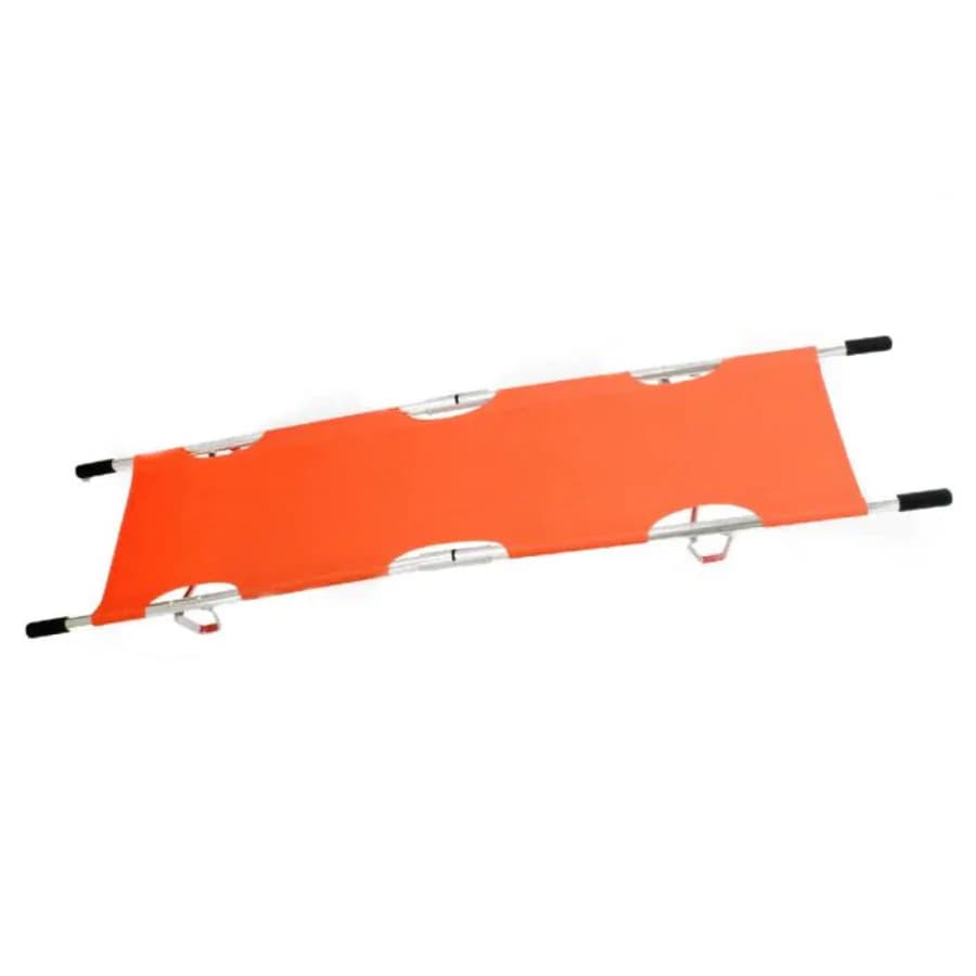 Kemp USA Folding Stretcher, Orange - Folding Stretcher - Image 1