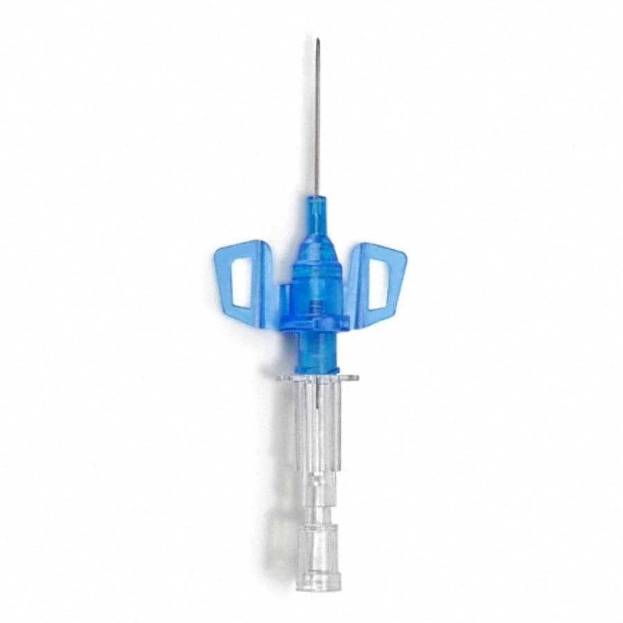 B. Braun Introcan Safety 3 IV Catheter, 16 Gauge, 2" Length, Closed, Polyurethane, Safety with Wings, 50/Box - IntroCan Cath Safety 3 Clsd IV - Image 1