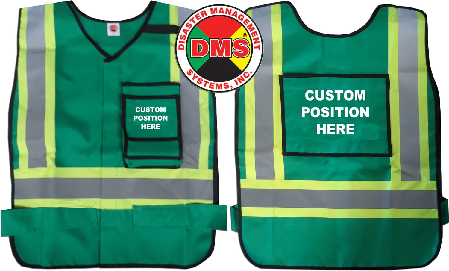 Green Dynamic Vest, One Size Fits Most - Green Dynamic Vest - Image 1