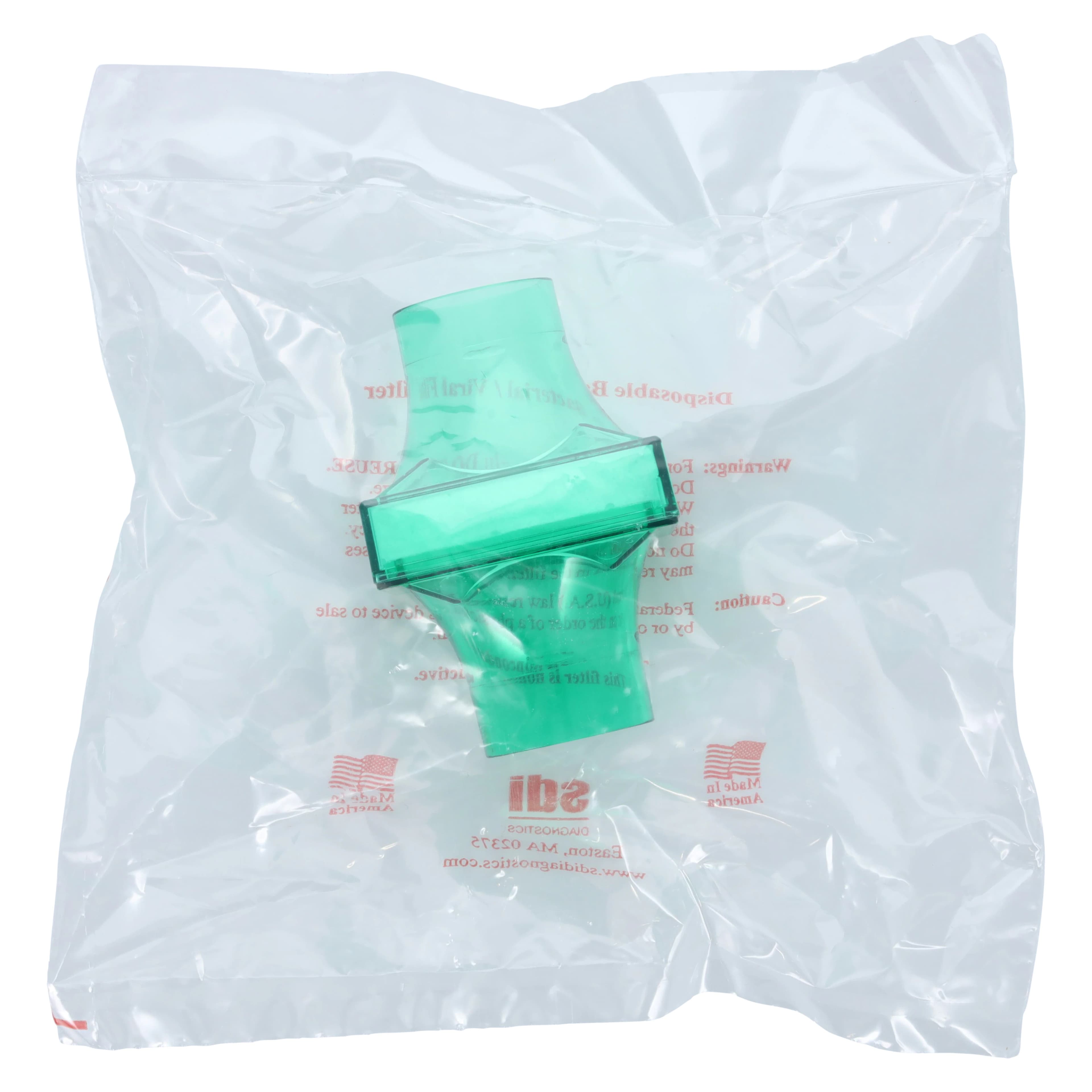 SDI Diagnostics PulmoGuard II Bacterial/Viral Filter for Spirometer, 100/Case - Filter Pulmoguard II - Image 1
