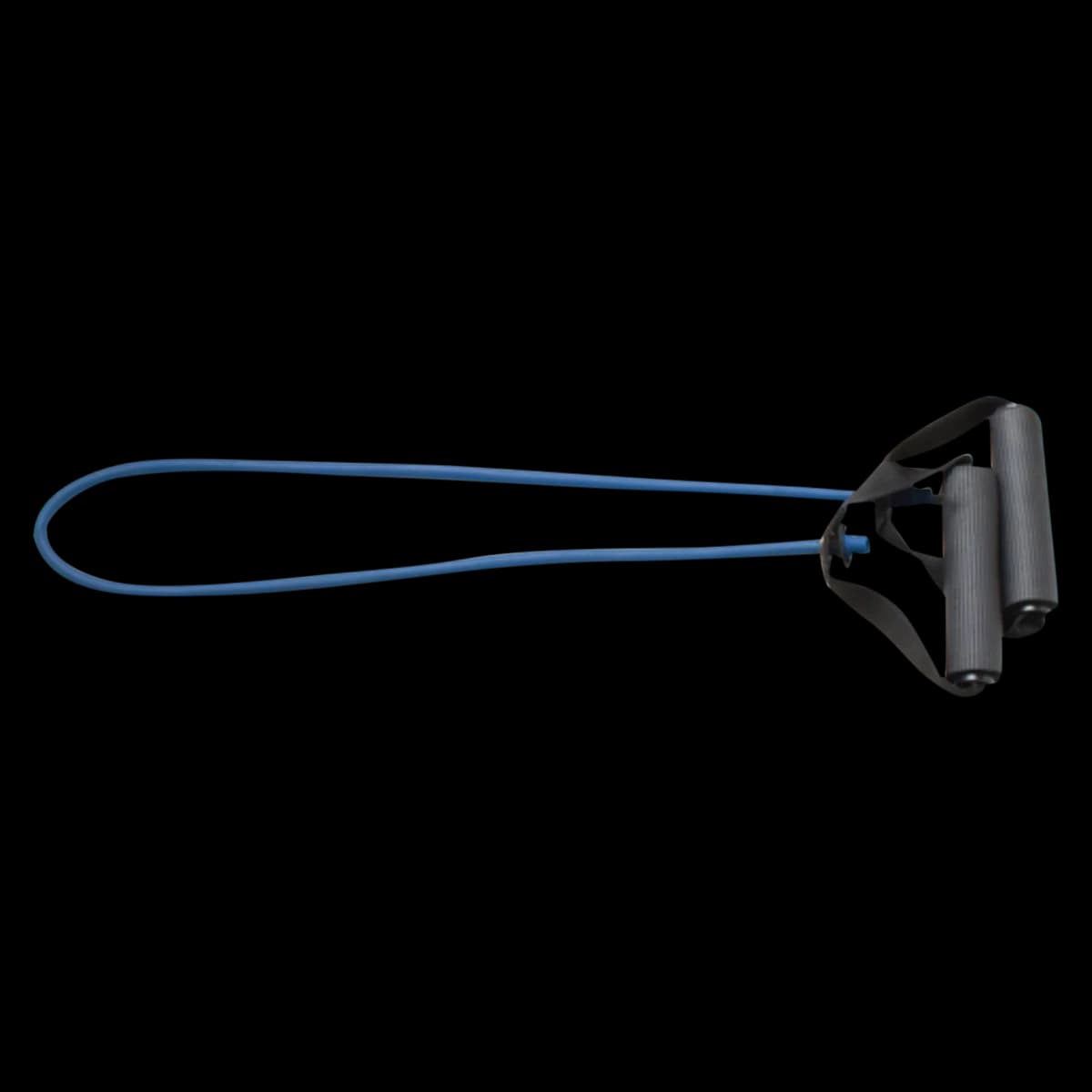 CanDo Exercise Tubing with Handles, 36" Blue Heavy Resistance, 1 Each - Exerciser Can-do-w/hndl - Image 1