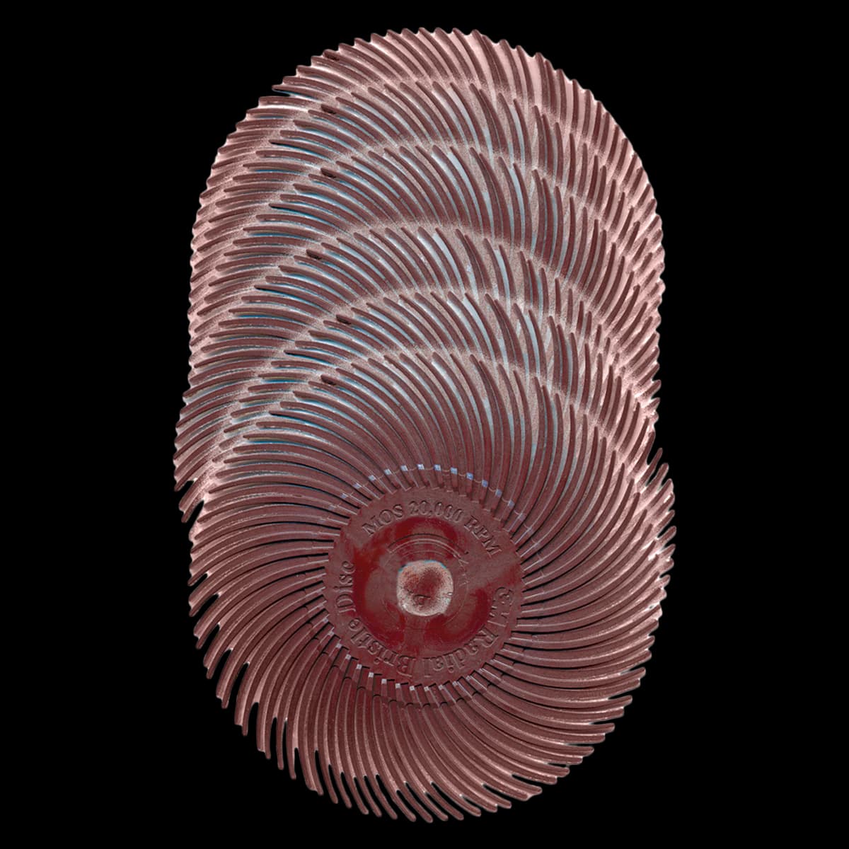 Scotch-Brite Radial Bristle Disc, 220 Grit, 6/Package - ScotchBrite Radial Bristl Disc - Image 1