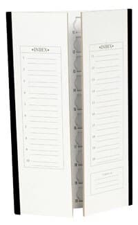 Heathrow Scientific Cardboard 30 Slide Tray, Black, 30 Position, 281x328x10mm, 40/Case - Cardboard 30 Slide Tray - Image 1