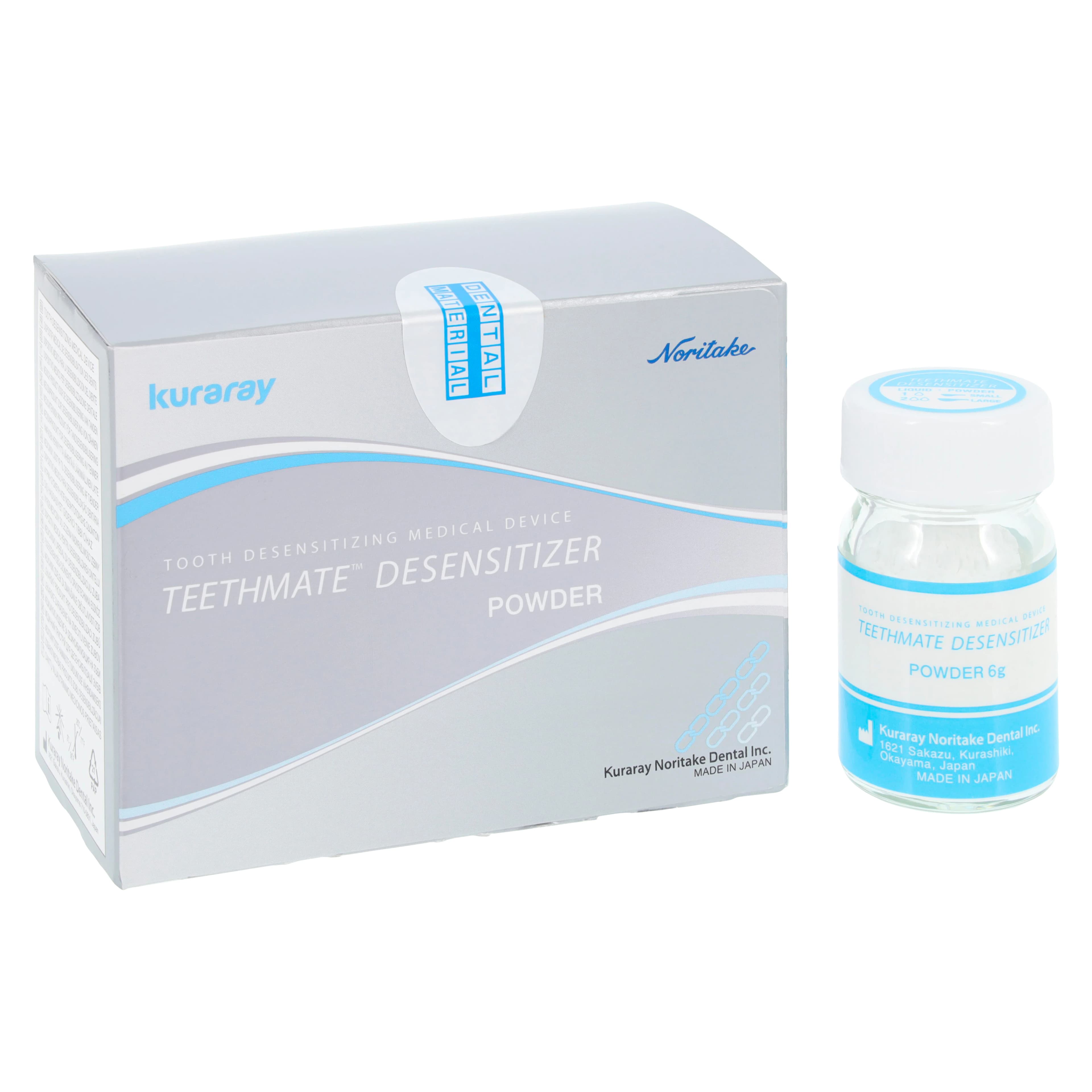 Teethmate Desensitizer Powder Refill, 6 g, Hydroxyapatite, Kuraray 1216KA - Teethmate Desensitizer: Powder-6g, Kuraray, 1216KA - Image 1