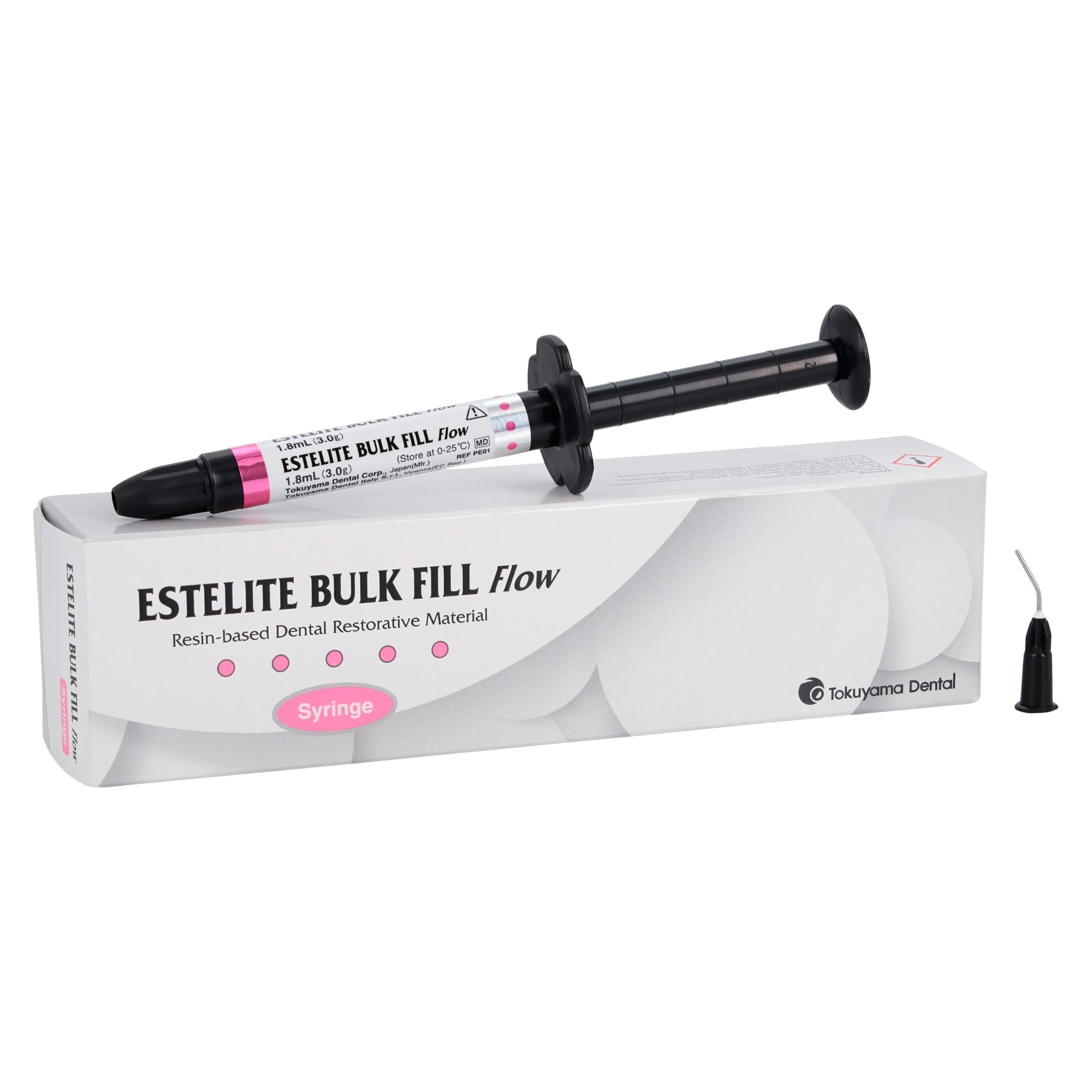 Estelite Bulk Fill Flow Supra-Nano Filled Resin Composite, Light-Cure, Syringe Refill, 3 g, A2, 1/Pk, 12718 - Estelite Bulk Fill Flow Supra-Nano Filled Resin Composite, Light-Cure, Syringe Refill, 3 g, A2, 1/Pk, 12718 - Image 1