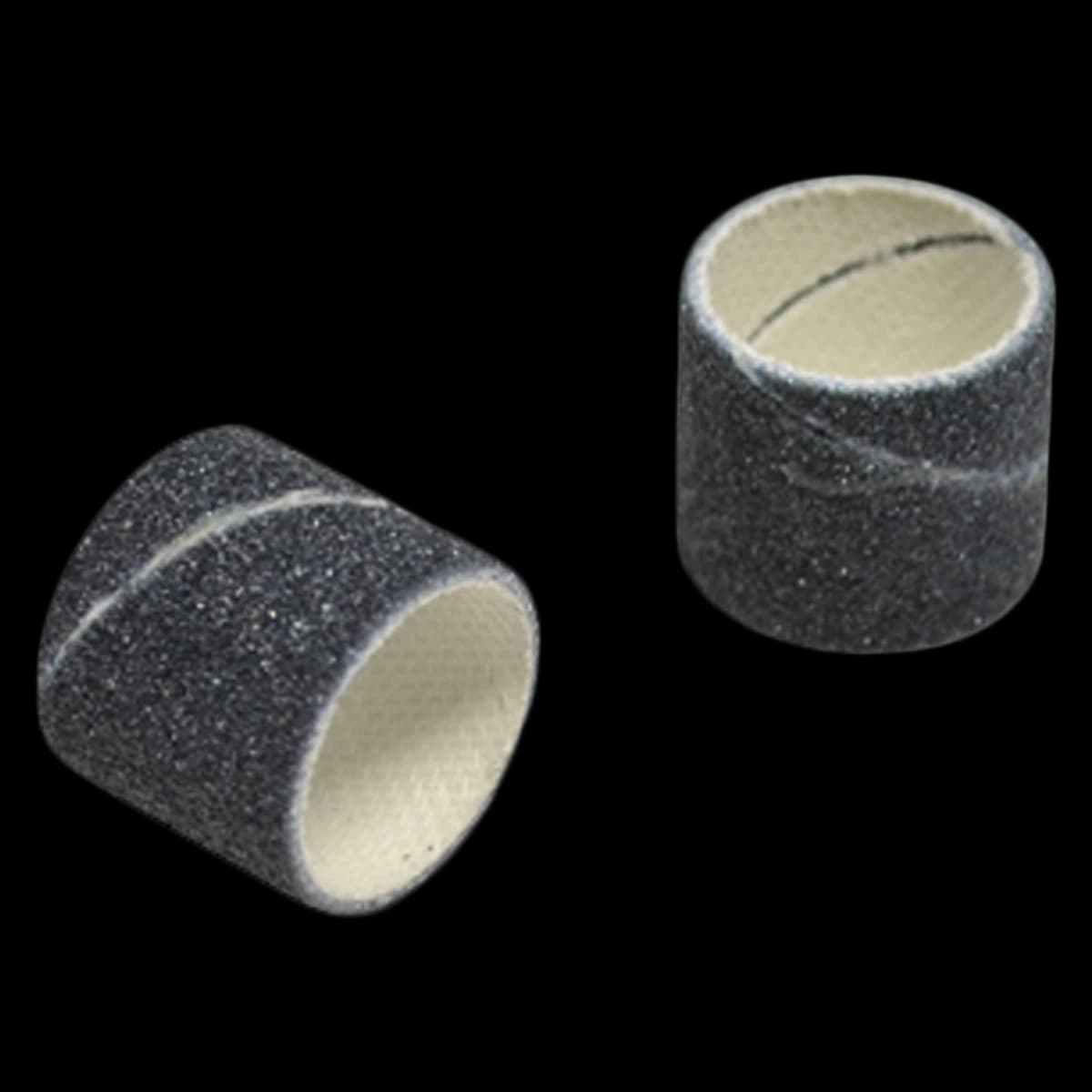 Grobet Arborbands Abrasive Bands, 1/2" Width, Coarse Grit, Silicone Carbide, 100/Box - Arborbands 1/2" Coarse - Image 1
