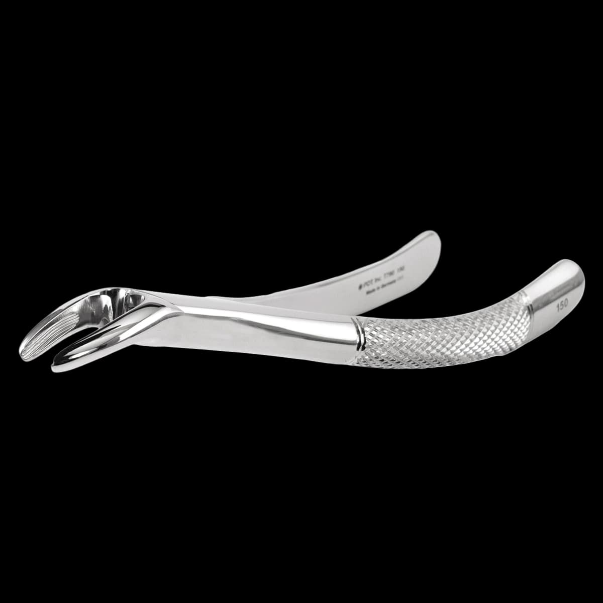PDT #150 Extra Grip Extracting Forceps, Maxillary Universal, Stainless Steel, T790, 1 Each - Extracting Forceps 150 Extra Grip - Image 1