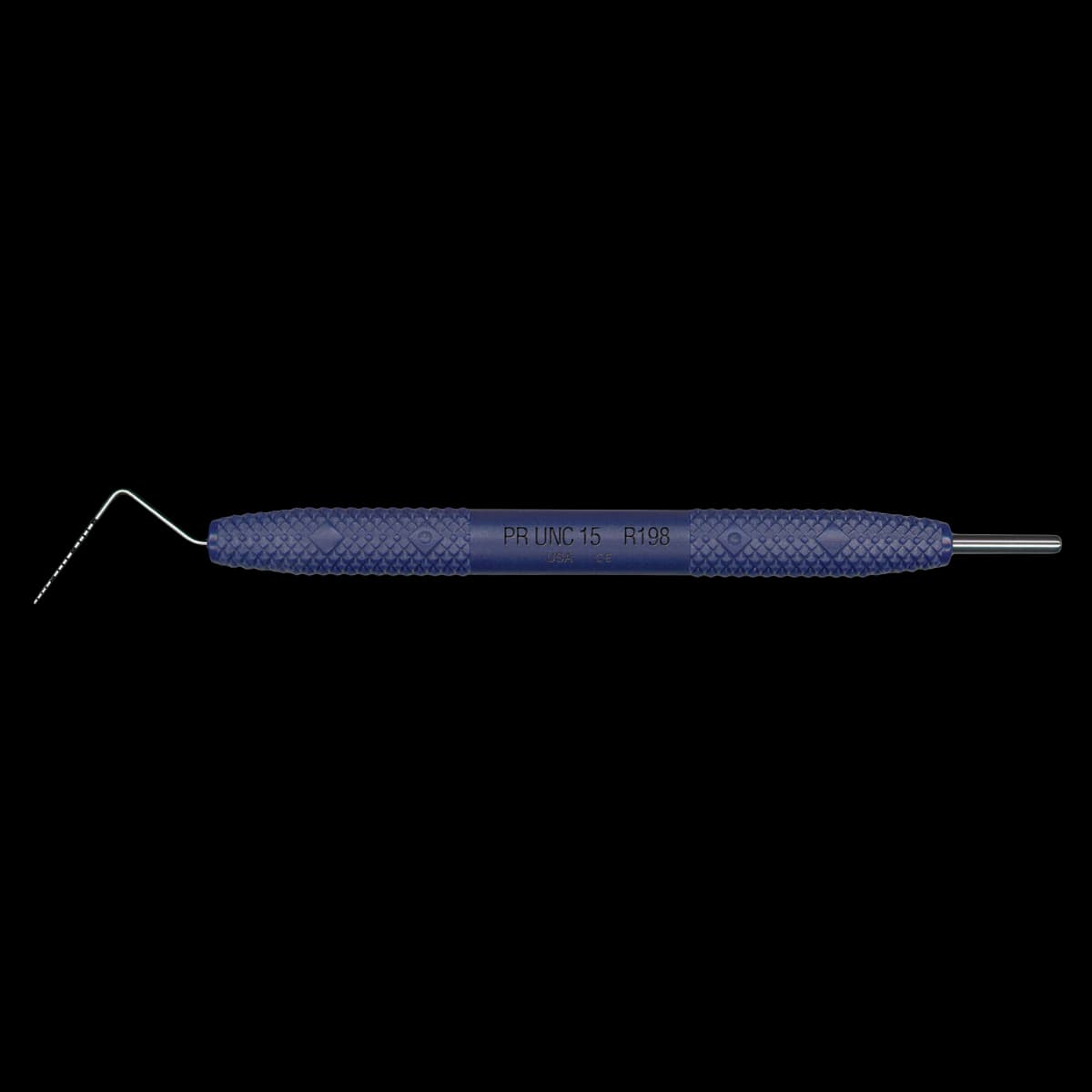 PDT UNC 15 Probe (1 to 15 by 1mm), Single End, Pacific Blue Resin Handle, R198 - UNC 15 Probe (1 to 15 by 1mm) R198 - Image 1
