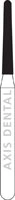 NTI Diamond Bur, Medium Grit, Round End Taper, Friction Grip Short Shank, #856-012M, 1.2 mm Diameter, 8.0 mm Length, 5/Pack - NTI® FG Diamonds - Medium - #856-012 (8.0) SS - Image 1