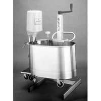 Whitehall Mfg Co Whirlpool Mobile Hydrotherapy Unit, 15 gal, Stainless Steel, 25L x 13W x 15H, with Separate Drain Pump - Whirlpool Mobile 25Lx13Wx15H - Image 1