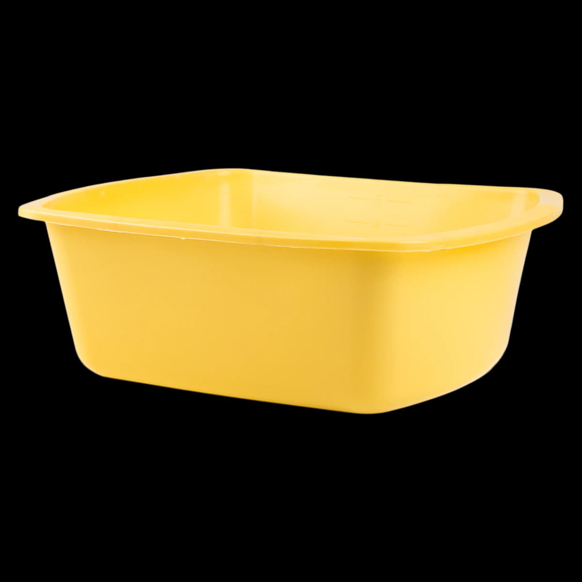 Medegen Plastic Wash Basin, Rectangular, Polypropylene, Gold, 6.3 Qt - Basin Wash Plastic 6.3 Qt Au - Image 1