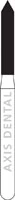 NTI FG Diamond Bur, Super Coarse, Beveled Cylinder, 1.4 mm Diameter, 8.0 mm Length, Friction Grip, 5/Pack, SC885-014 - NTI® FG Diamonds - Super Coarse - #885-014 (8.0) - Image 1