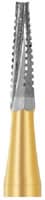 Midwest Multi-Prep Carbide Bur #702, Taper Flat End, Friction Grip, 1.6 mm Diameter, 4.1 mm Length, Clinic Pack of 100 - Midwest® Multi-Prep™ Carbide Burs - Clinic Pack - #702 - Image 1
