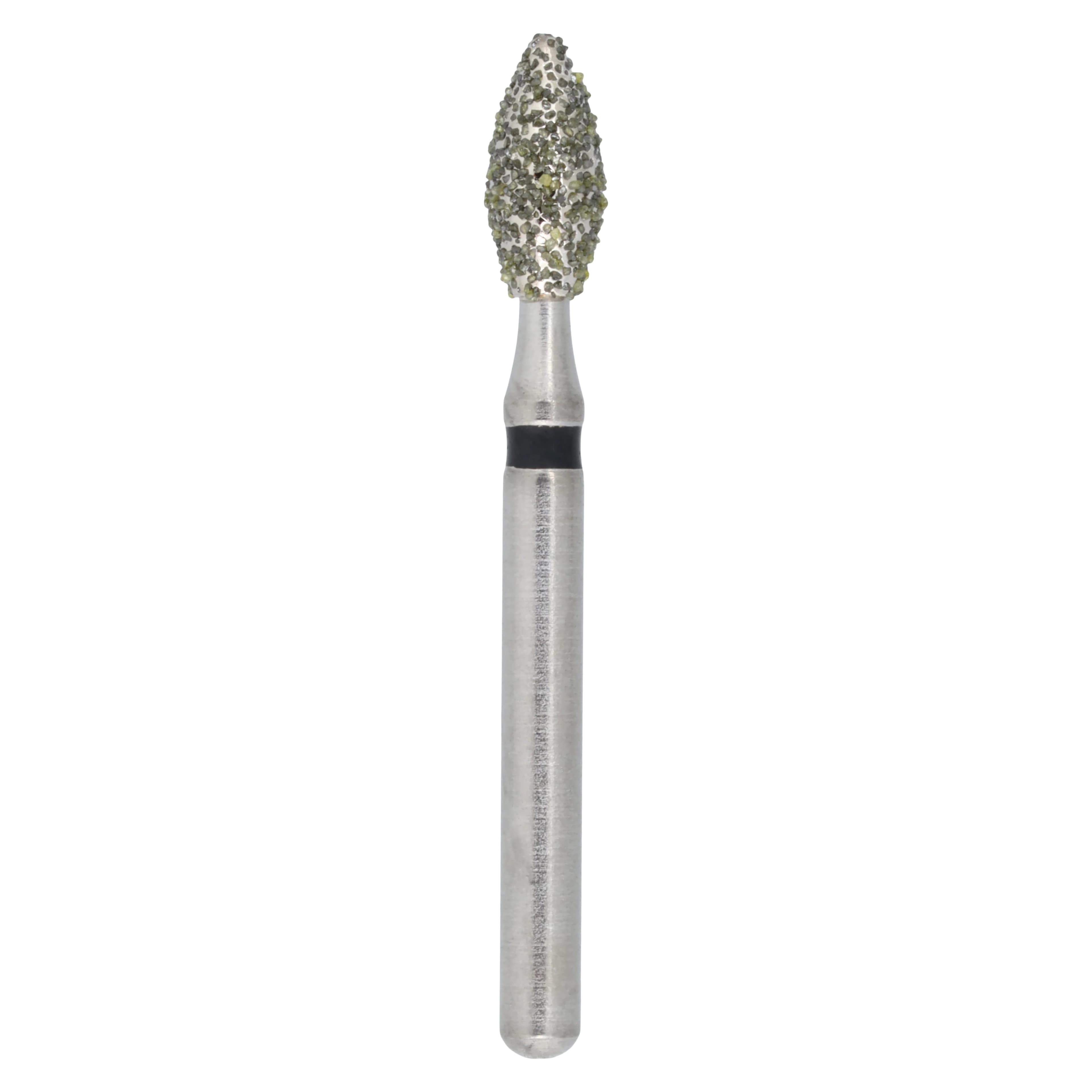 Midwest Once Single Use Diamond Bur, FG, Super Coarse, Football, #368, 2.3 mm Diameter, 5.2 mm Length, 25/Pkg, 1368023SC - Midwest® Once™ Single Use Diamond Bur – FG, Super Coarse, Football, 25/Pkg - # 368, 2.3 mm Diameter, 5.2 mm Length - Image 1