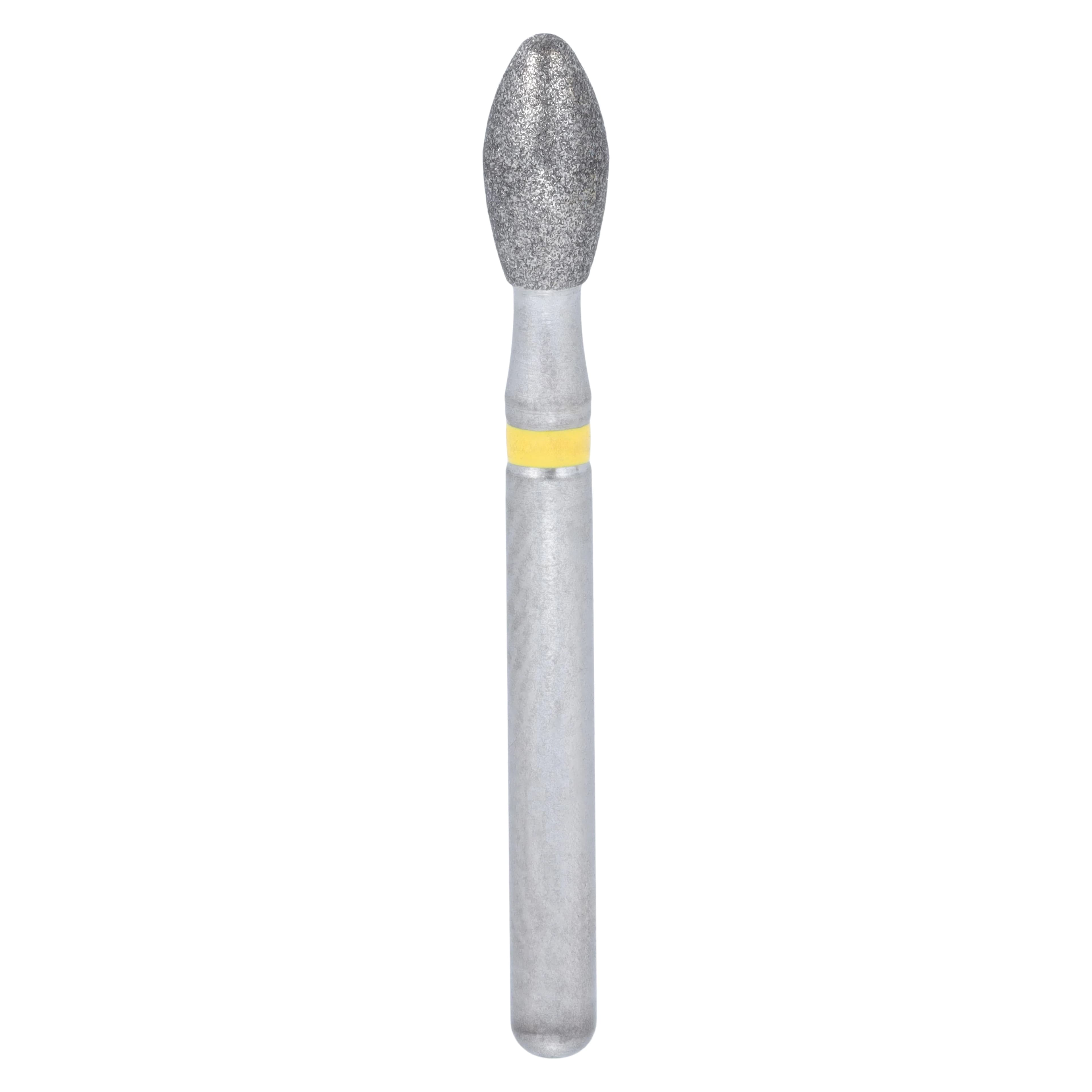 Midwest Once Single Use Diamond Bur – FG, Extra Fine, Football/Egg Shape, #379-023SF, 2.3 mm Diameter, 4.25 mm Length, 25/Pkg - Midwest® Once™ Single Use Diamond Bur – FG, Extra Fine, Football, 25/Pkg - # 379, 2.3 mm Diameter, 4.3 mm Length - Image 1