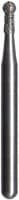 Midwest Multi-Use Diamond Bur FG #802/018M, Medium Grit, Round Extended End, Friction Grip, 1.8 mm Diameter, 2.9 mm Length, 5/Pkg - Midwest® Diamonds FG – Medium, Round Extended End, 5/Pkg - # 802, 1.8 mm Diameter, 2.9 mm Length, 5/Pkg - Image 1