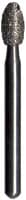 Midwest® #379/023 Extra Fine Multi-Use Diamond Esthetic Trimming Egg FG, 2.3 mm Diameter, 4.3 mm Length, 5/Pkg - Midwest® Diamonds FG – Extra Fine, Esthetic Trimming Egg, 5/Pkg - # 379, 2.3 mm Diameter, 4.3 mm Length - Image 1