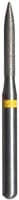 Midwest Multi-Use Diamond Bur FG 863-012F, Fine Grit, Flame Shape, 1.2 mm Diameter, 10.0 mm Length, 5/Pk - Midwest Multi-Use Diamonds FG 863-012F Flame 5/Pk - Image 1