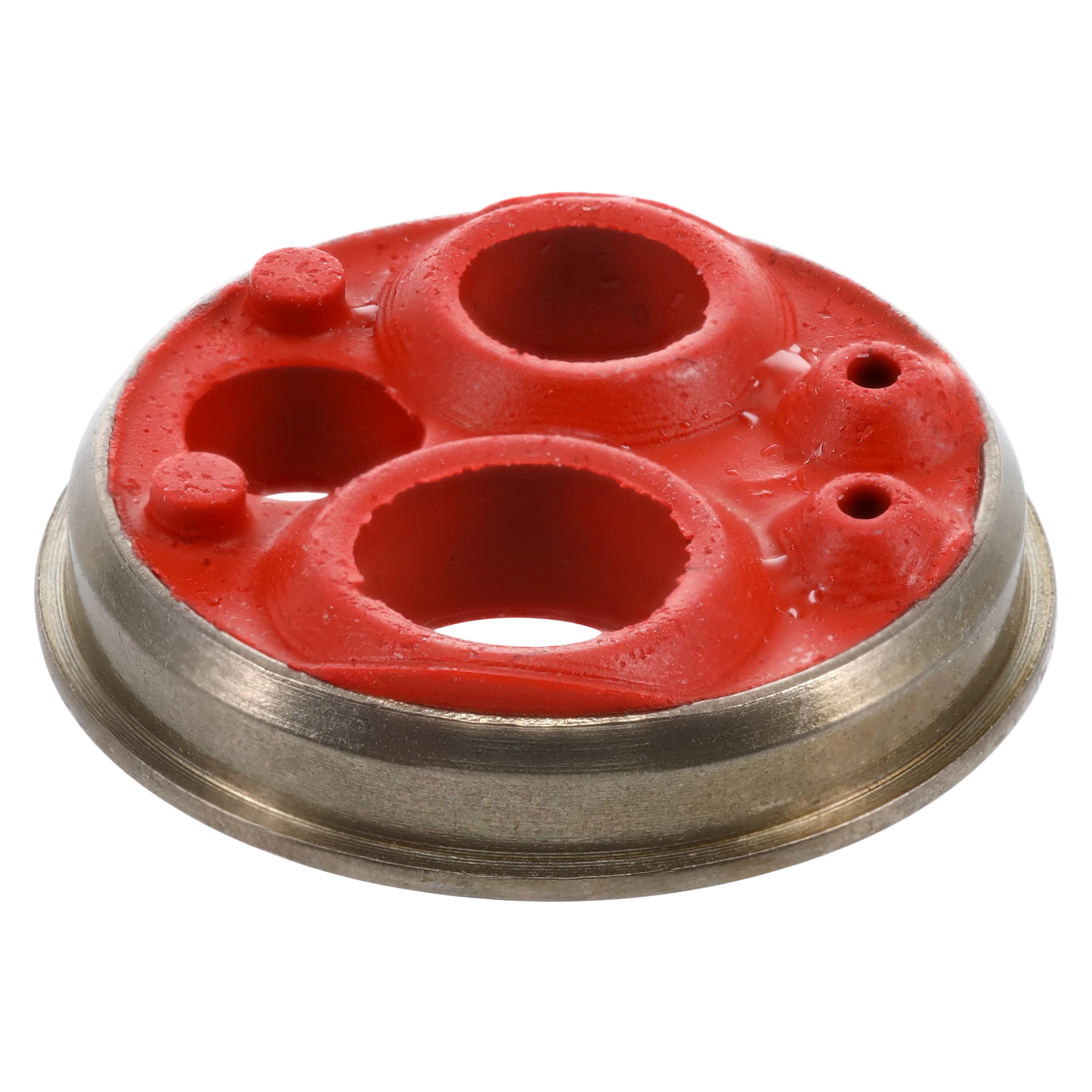 Midwest 5-Hole QD Gasket Replacement Red, Quick-Connect Fiber-Optic Hose Connector - Midwest 5-Hole QD Gasket Replacement Red - Image 1