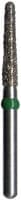 Midwest® Multi-Use Diamond Bur FG #856L-016SC, Super Coarse, Taper Long Round End, 1.6 mm Diameter, 9.0 mm Length, Friction Grip, 5/Pkg - Midwest® Diamonds FG – Coarse, Taper Long Round End - # 856L, 1.6 mm Diameter, 9.0 mm Length, 5/Pkg - Image 1