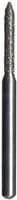 Midwest® #878/012 Medium Multi-Use Diamond Bur, Cylinder Modified Bevel End, Friction Grip Short Shank, 1.2 mm Diameter, 8.0 mm Length, 5/Pkg - Midwest® Diamond Bur – FGSS, Cylinder, 5/Pkg - Medium, Cylinder Modified Bevel End, # 878, 1.2 mm Diameter, 8.0 mm Length - Image 1