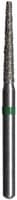 Midwest® #848/016 Super Coarse Multi-Use Diamond Bur, Taper Flat End, Long, Friction Grip, 1.6 mm Diameter, 10.0 mm Length, 5/Pkg - Midwest® Diamonds FG – Super Coarse, Taper Long Flat End, 5/Pkg - # 848, 1.6 mm Diameter, 10.0 mm Length - Image 1