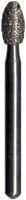 Midwest Multi-Use Diamond Bur FG 379-018SC, Super Coarse, Esthetic Trimming Egg, 1.8mm Diameter, 3.4mm Length, 5/Pk - Midwest Multi-Use Diamonds FG 379-018SC Esthetic Trim Egg 5/Pk - Image 1
