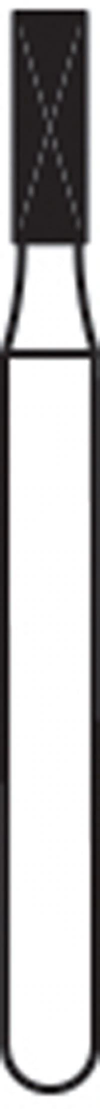 Midwest® Multi-Use Diamond Bur FG, Medium Grit, Flat End Cylinder, #558D, 1.2 mm Diameter, 4.0 mm Length, 5/Pkg - Midwest® Diamonds FG – Medium, Cylinder Flat End, 5/Pkg - # 558D, 1.2 mm Diameter, 4.0 mm Length, 5/Pkg - Image 1