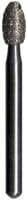 Midwest® #379/023 Ultra Fine Multi-Use Diamond Esthetic Trimming Egg FG, Friction Grip, 2.3 mm Diameter, 4.3 mm Length, 5/Pkg - Midwest® Diamonds FG – Ultra Fine, Esthetic Trimming Egg, 5/Pkg - # 379, 2.3 mm Diameter, 4.3 mm Length - Image 1