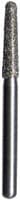 Midwest® Multi-Use Diamond Bur FG #856/016, Coarse, Taper Round End, 1.6 mm Diameter, 8.0 mm Length, 5/Pkg, 471209 - Midwest® Diamonds FG – Coarse, Taper Round End - # 856, 1.6 mm Diameter, 8.0 mm Length, 5/Pkg - Image 1