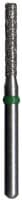 Midwest Multi-Use Diamond Bur FG #837KR-014F, Fine Grit, Long Cylinder Modified Flat End, 1.4 mm Diameter, 8.0 mm Length, Friction Grip, 5/Pkg - Midwest® Diamonds FG – Fine, Cylinder Modified Flat End, 5/Pkg - # 837KR, 1.4 mm Diameter, 8.0 mm Length, 5/Pkg - Image 1