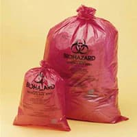 Bel-Art Biohazard Autoclave Bag, Red, 1.5 mil, 14" x 19", 200/Box - Bag AutoClv BioHaz 1.5mi 14x19 - Image 1