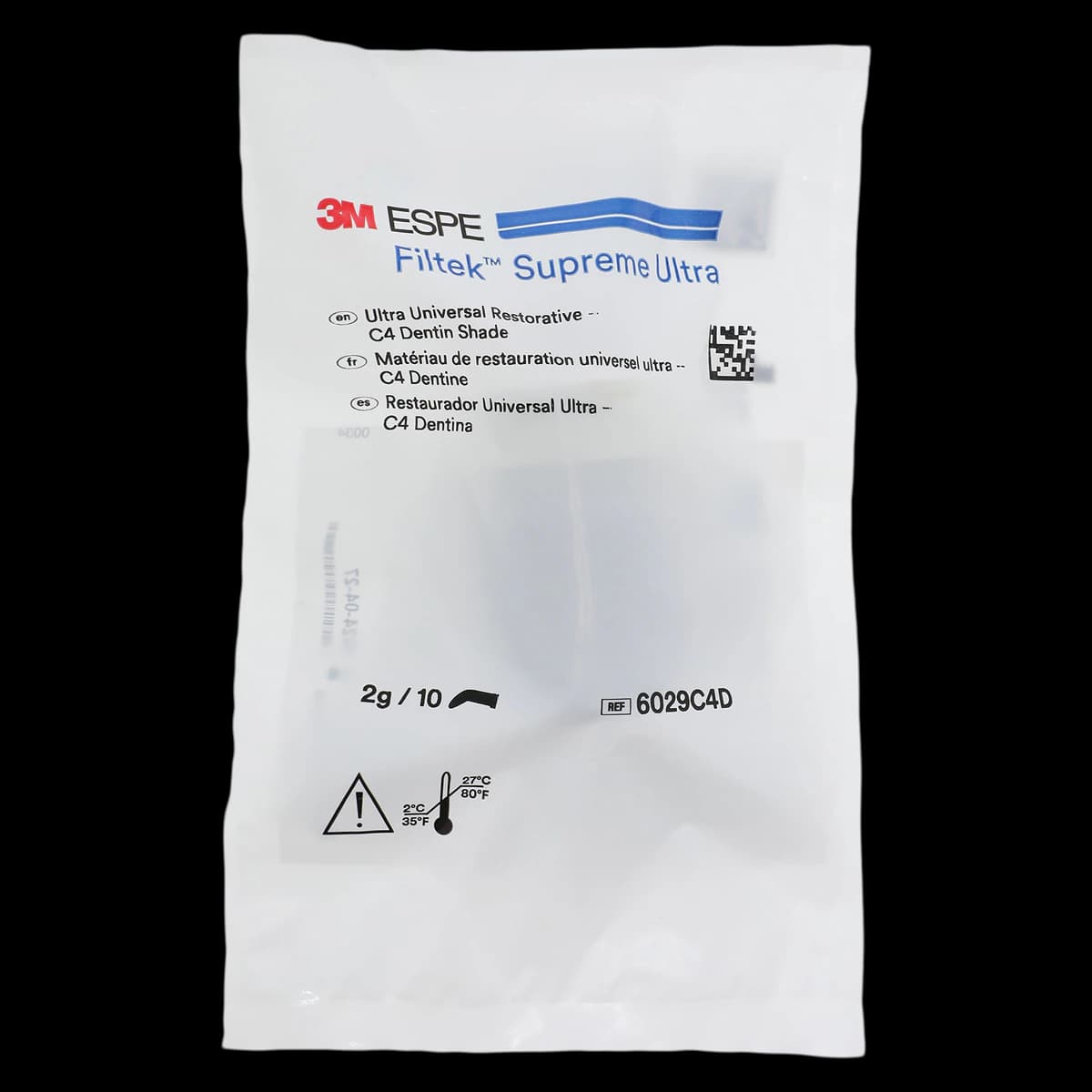 3M Filtek Supreme Ultra Universal Restorative Capsules, C4 Dentin Shade, 0.2 g, 10/Pack, 6029C4D - Filtek Supreme Ultra Universal Capsules C4 Dentin 10Pk - Image 1