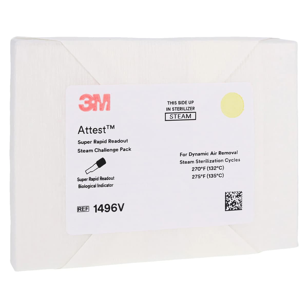 3M Attest Super Rapid Readout Biological Indicator Steam Challenge Pack, 24/Case - Challenge Pk Super Rapid Read - Image 1