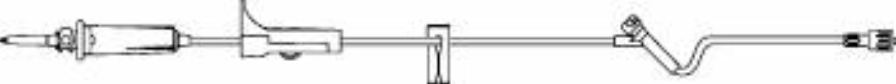 B. Braun Safeline IV Administration Set, Luer Lock, 15 Drops/mL, 105" Tubing, 19 mL Priming Volume, 50/Case - Admin IV Set Safeline Luer Lck - Image 1