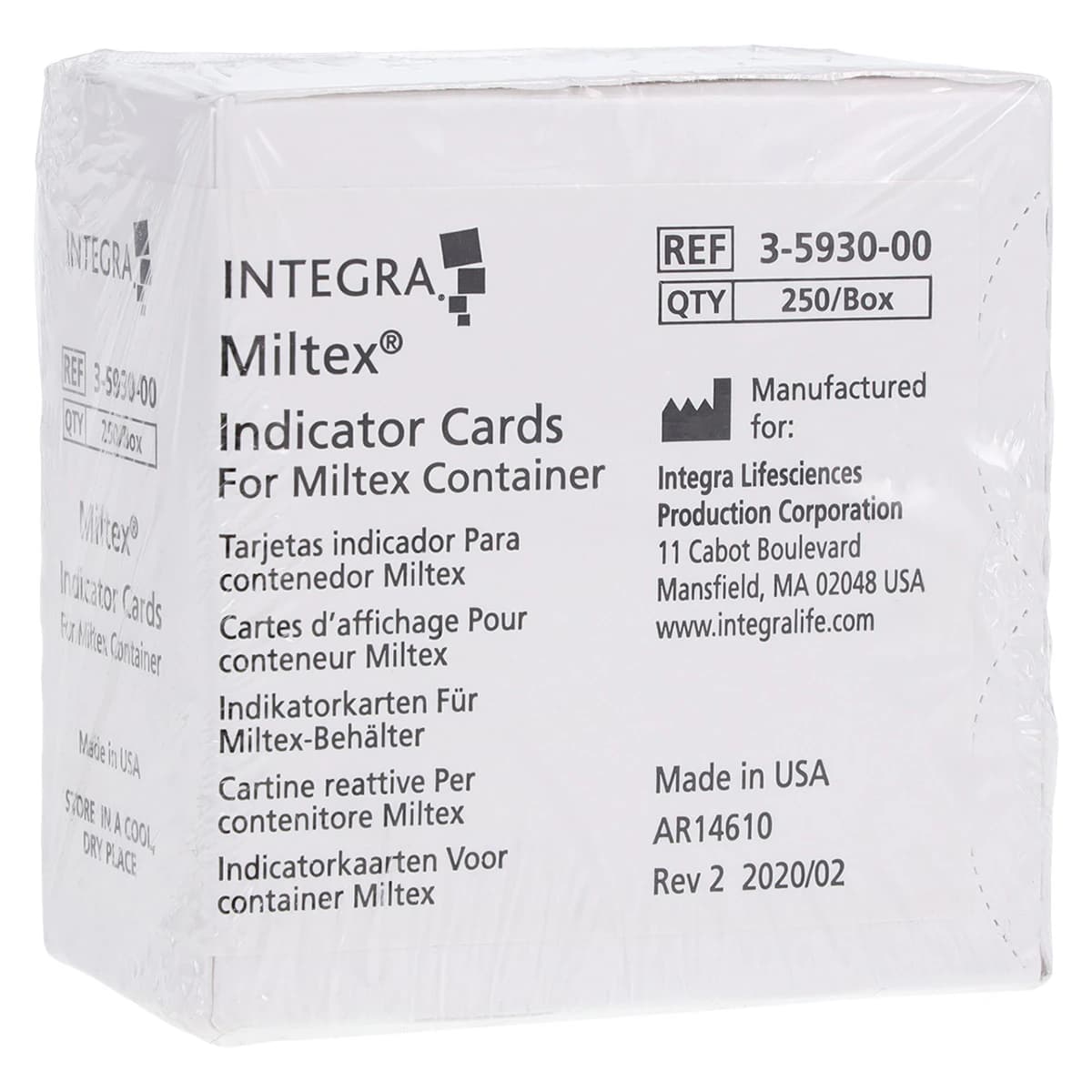 Miltex-Integra Indicator Cards, 250/Package - Indicator Cards - Image 1